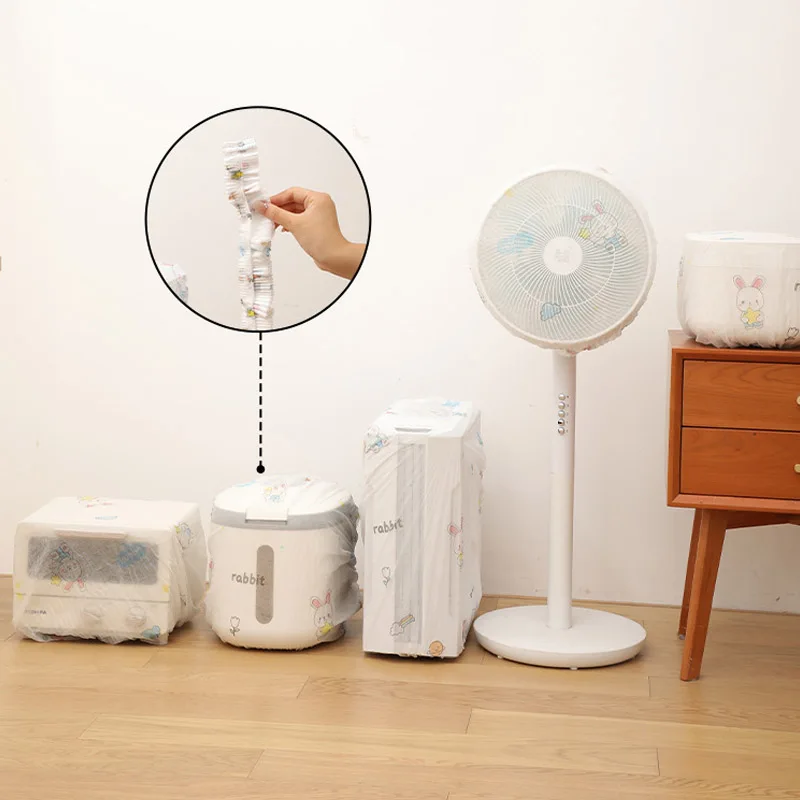 10 قطع من أغطية الغبار الكبيرة غير المنسوجة، واقي الغبار لمروحة مكيف الهواء، غطاء تخزين الأجهزة المنزلية لطباخ الأرز #3