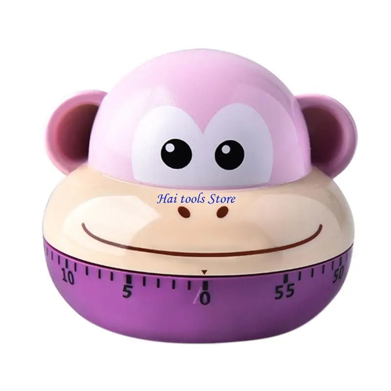 X37E Mechanical Kitchen Timer 60-Minute Wind Up Dial 360° Rotating Cooking Timer