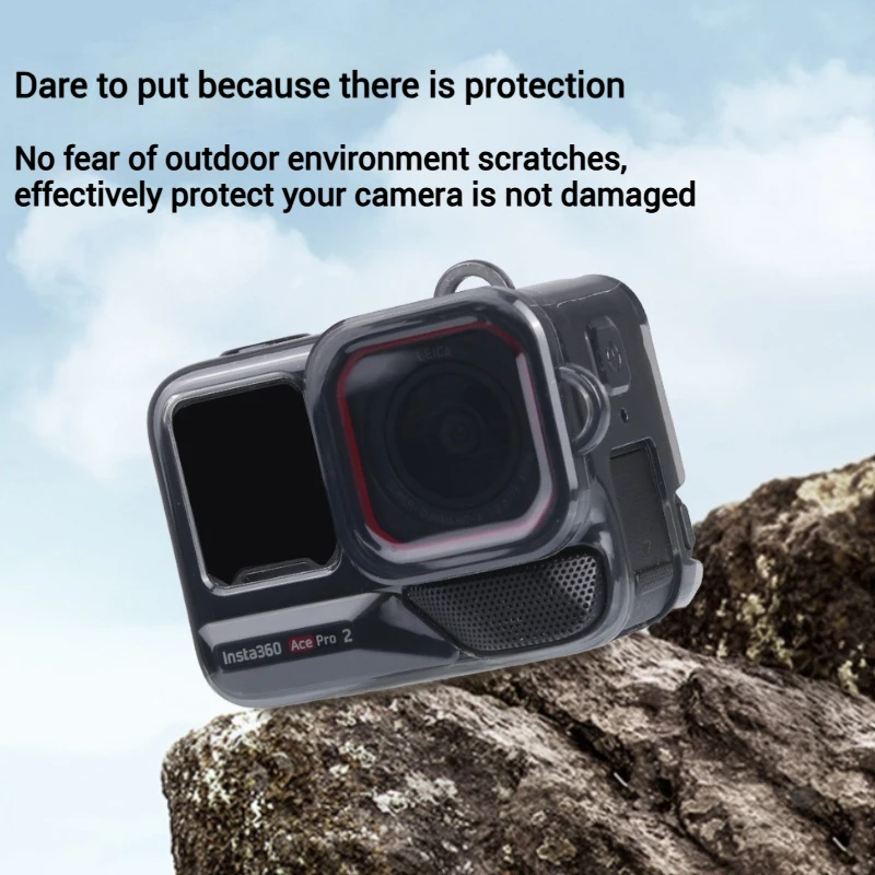 TPU Protective Soft Case for Insta360 Ace Pro Anti-drop Anti-Scratch All-around Protector Cover For Insta360 Ace Pro Accessories