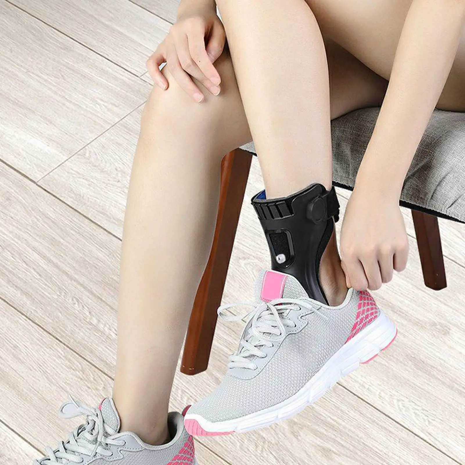Drop Foot Brace Orthosis Ankle Support With Comfortable Inflatable Airbags For Hemiplegia Strokes Shoes Walking