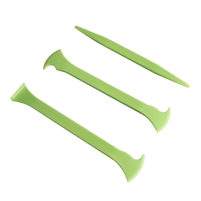 3Pcs Micro Squeegee Curves Slot Tint Tool Car Wrap Edge Trimming Squeegee Edge-closing Scraper Vinyl Wrap Applicator Tool Kit