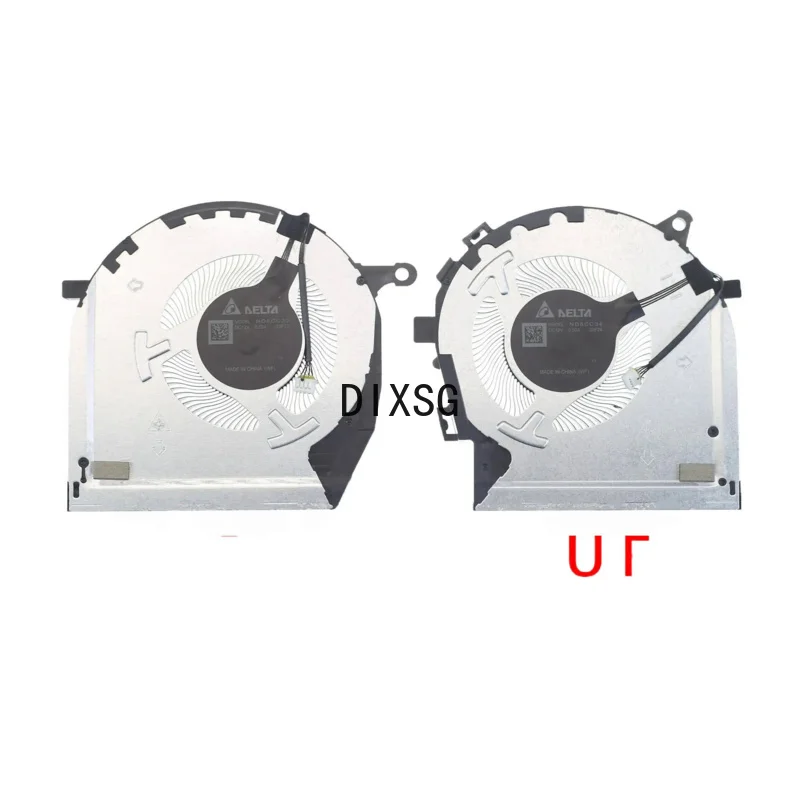 

Вентилятор охлаждения процессора и графического процессора ноутбука ND8CC33 ND8CC34 DC12V 0,50A 4-контактный для Lenovo Legion 5 16IRX9