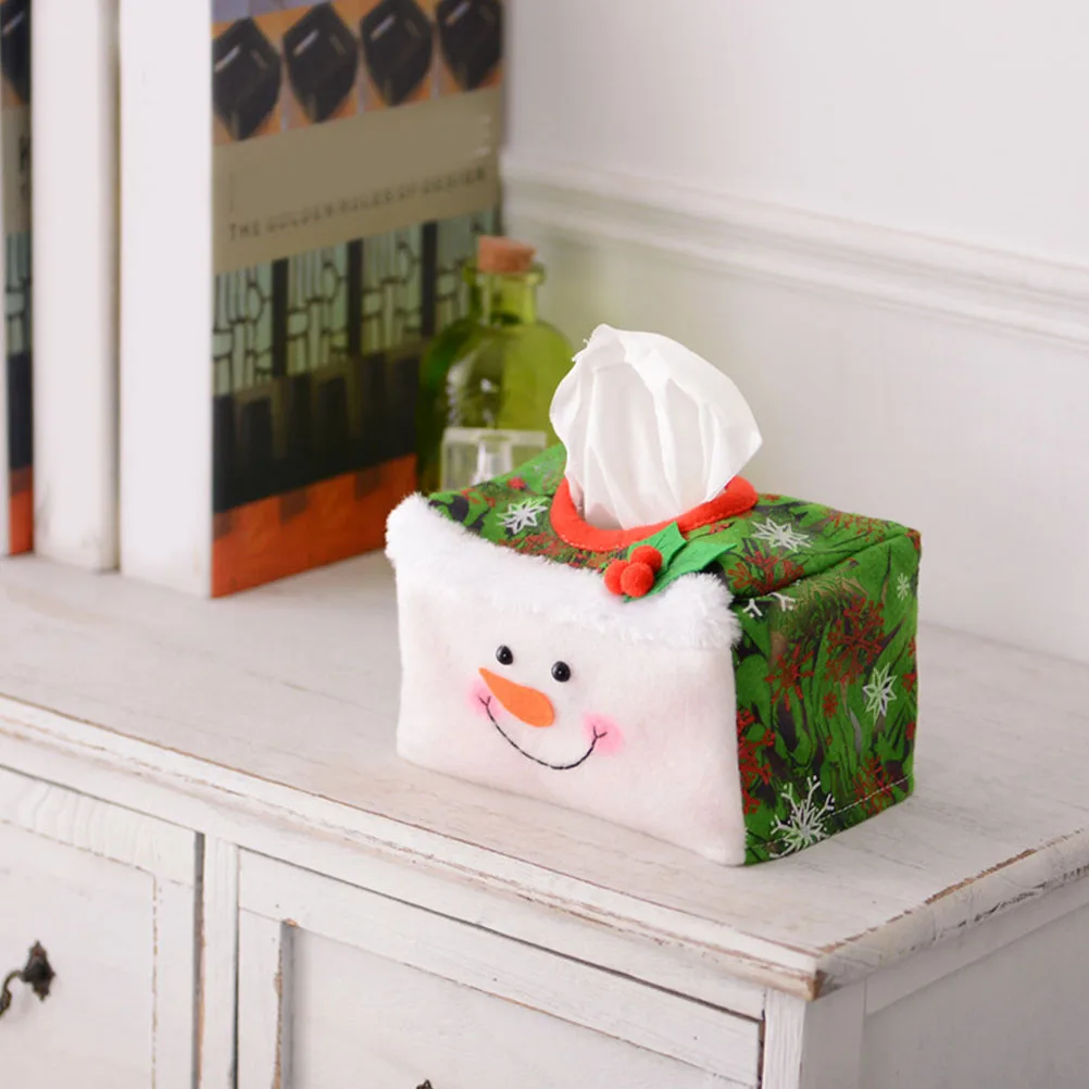 

2Pcs Christmas Box Non Tissue Storage Bag woven Fabric Table Decor Storage Bag Home Adornment Multi purpose Holder