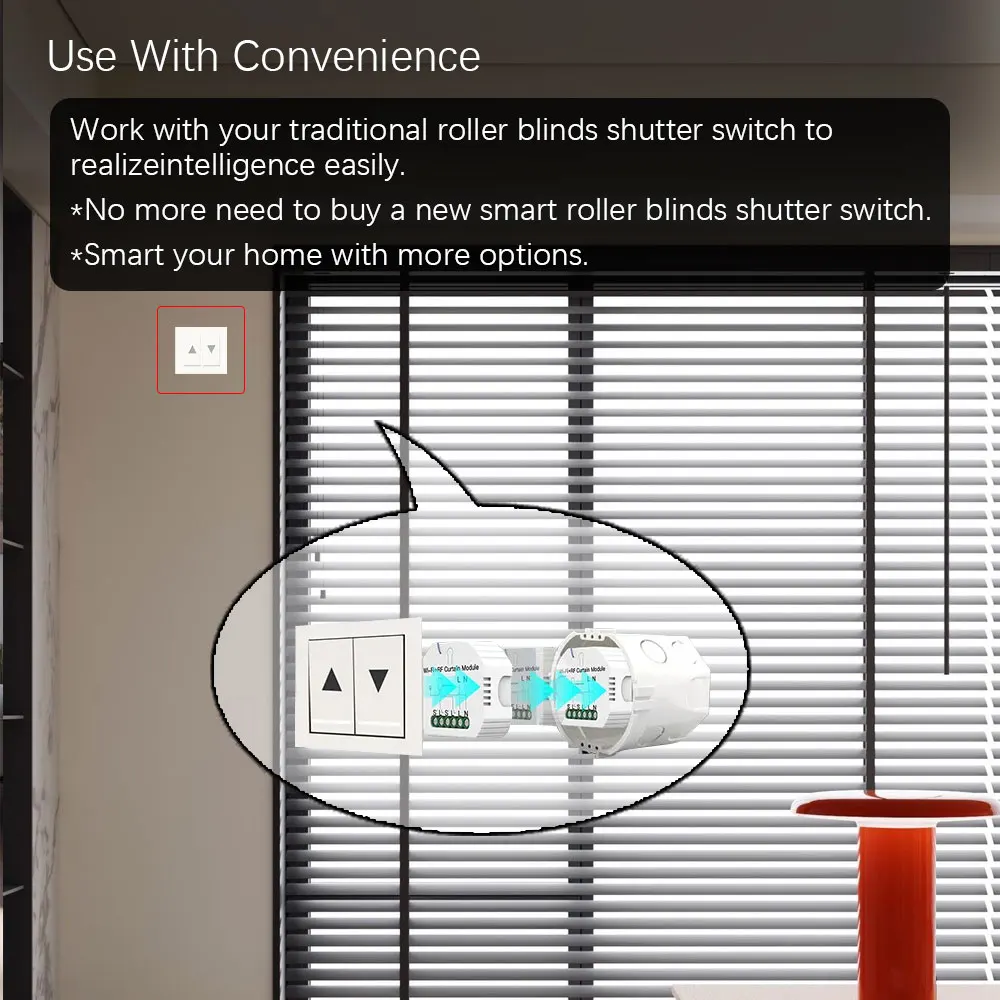 Wifi Smart Curtain Switch Controllers Blind Rolling Shutter Smart Life APP Remote Voice Control Alexa Google Home Work with Tuya