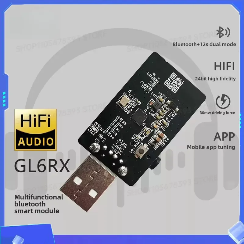 for Bluetooth Audio Module Modified Hifi Car Lossless Stereo Digital Receiver USB Audio Decoder