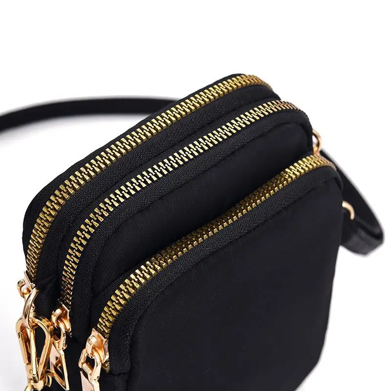 

Multi-Functional Shoulder Bag Large Capacity Storage Crossbody Simple Creative Trendy Mobile Phone Bag Polyester Material