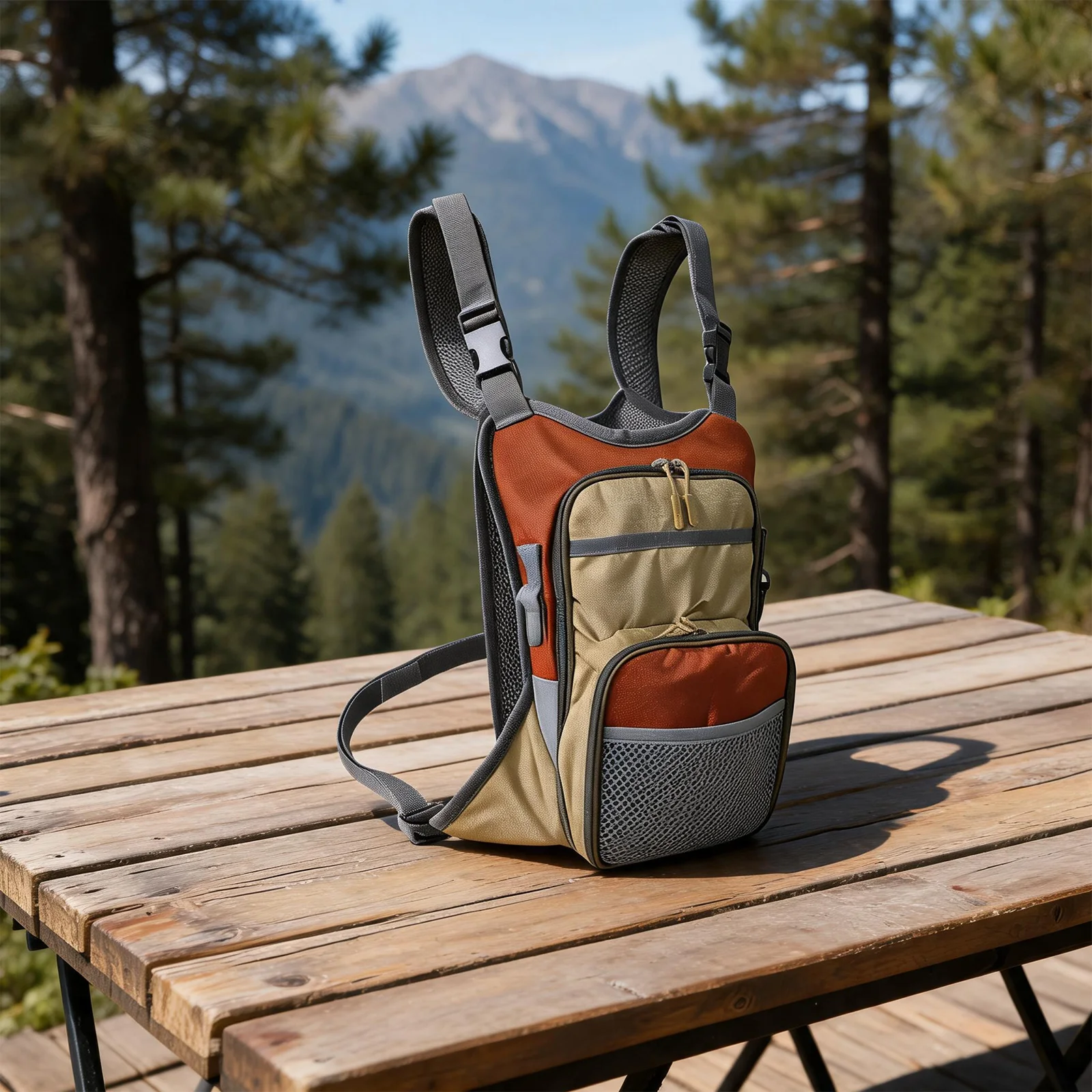 

Fishing Chest Bag Oxford Cloth Large Capacity Multi Functional Waterproof Wear-resistant Vest Storage Bag Fly Fishing Gear Parts