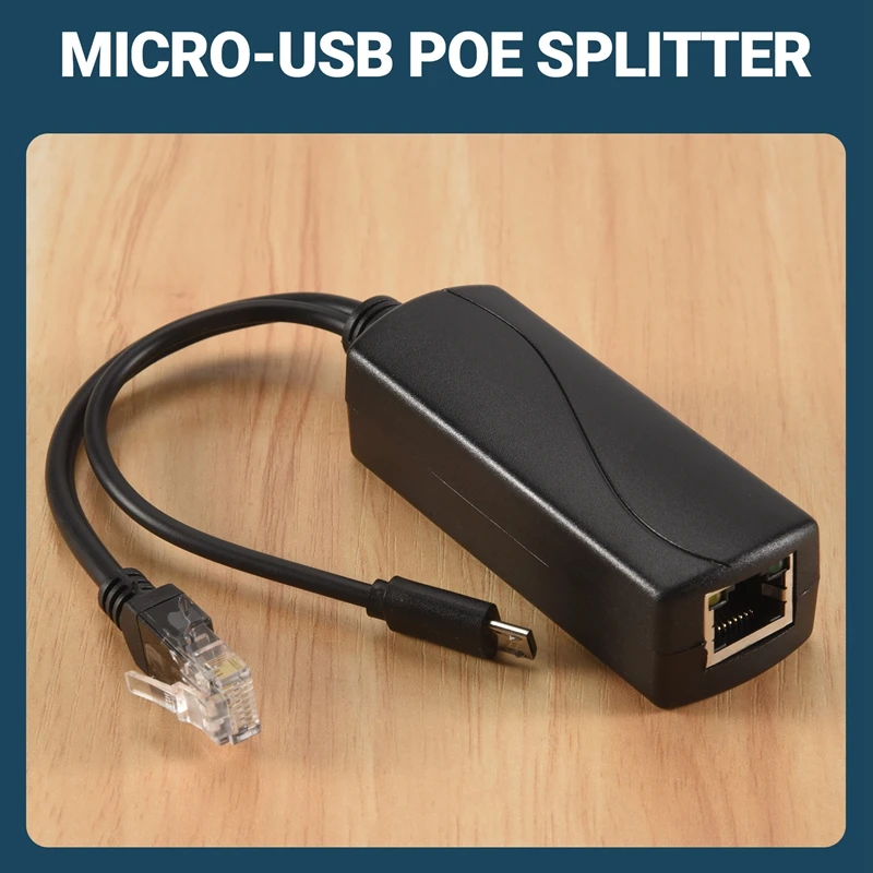 SR-Micro-USB POE Splitter 48V إلى 5V2A/3A Mini USB Power Supply المعيار الوطني مع شحن الهواتف الذكية