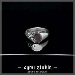 New Round Circle Crack Rings Stainless Steel Geometric Rings Simple Fashion Mens Gift Womens Ring Retro Jewelry Unisex Wholesale