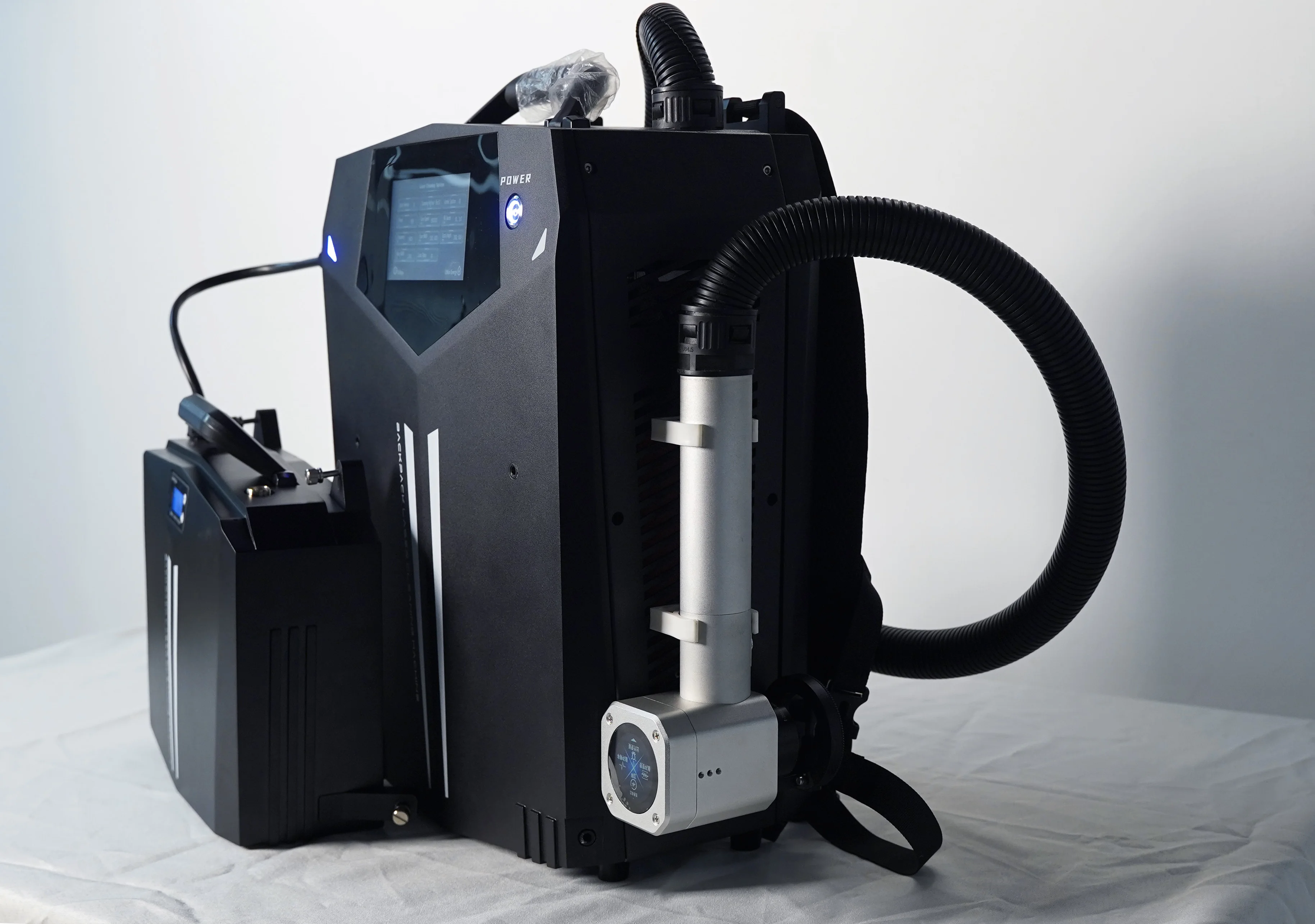 Сертифицированный CE рюкзак, импульсный лазер для удаления ржавчины, 100 Вт, портативное безопасное удаление окисления для классических автомобилей, мотоциклов, деревянных палуб