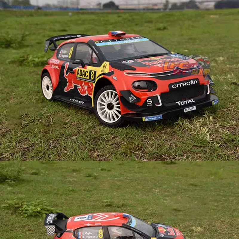 Km Thor\'s New Rally Car Simulation Citroen C3 1:7 Remote Control Electric Model Light Set Off Road Vehicle Adult Rc Toy