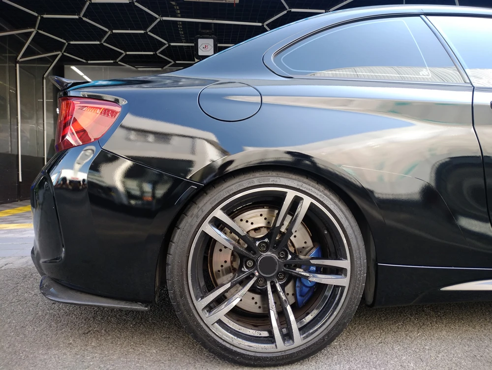 피아노 블랙 글로시 비닐 랩 필름 글로스 블랙 자가 접착 비닐 스티커 기포 없는 차량 창문 트림 미러