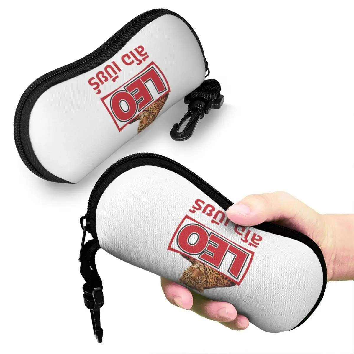 

Leo Beer Bangkok Shell Glasses Case Protective Sunglasses Box Women Men Soft Eyeglass Bag Pouch