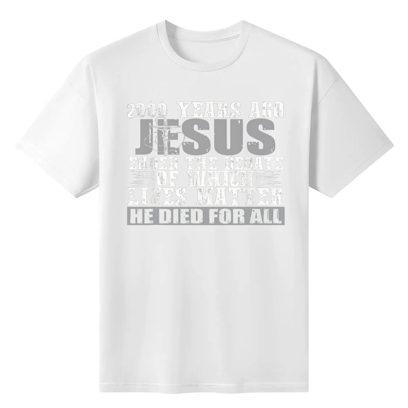 

Jesus Gets Us He Understands Us Christian T-shirt For Men Fashion Trend T-shirt Oversized Shirt Summer Women Men's Brand T-shirt