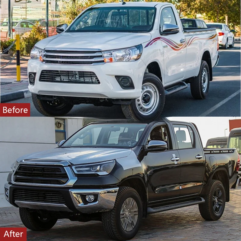 Car Accessories Hilux Revo 2016 to 2021 Middle East Style Body Conversion Kit Exterior Replacement Tuning Off-Road Pickup