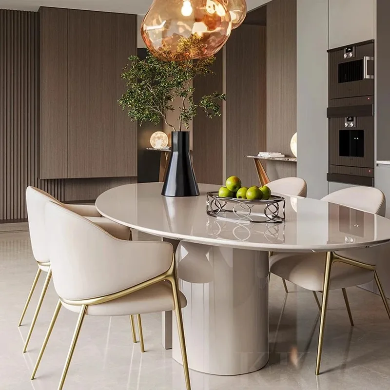 

Luxury Modern Dining Table Home Designer Nordic Space Saving House Dining Table Center Kitchen Mesa Para Comedor Home Furniture
