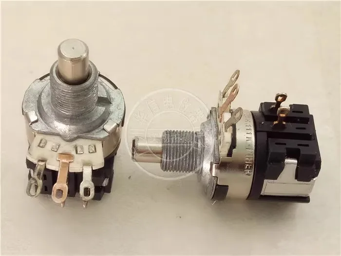 

Испанский однодиапазонный переключающий потенциометр 25K 2a/250V, длина оси 16 мм