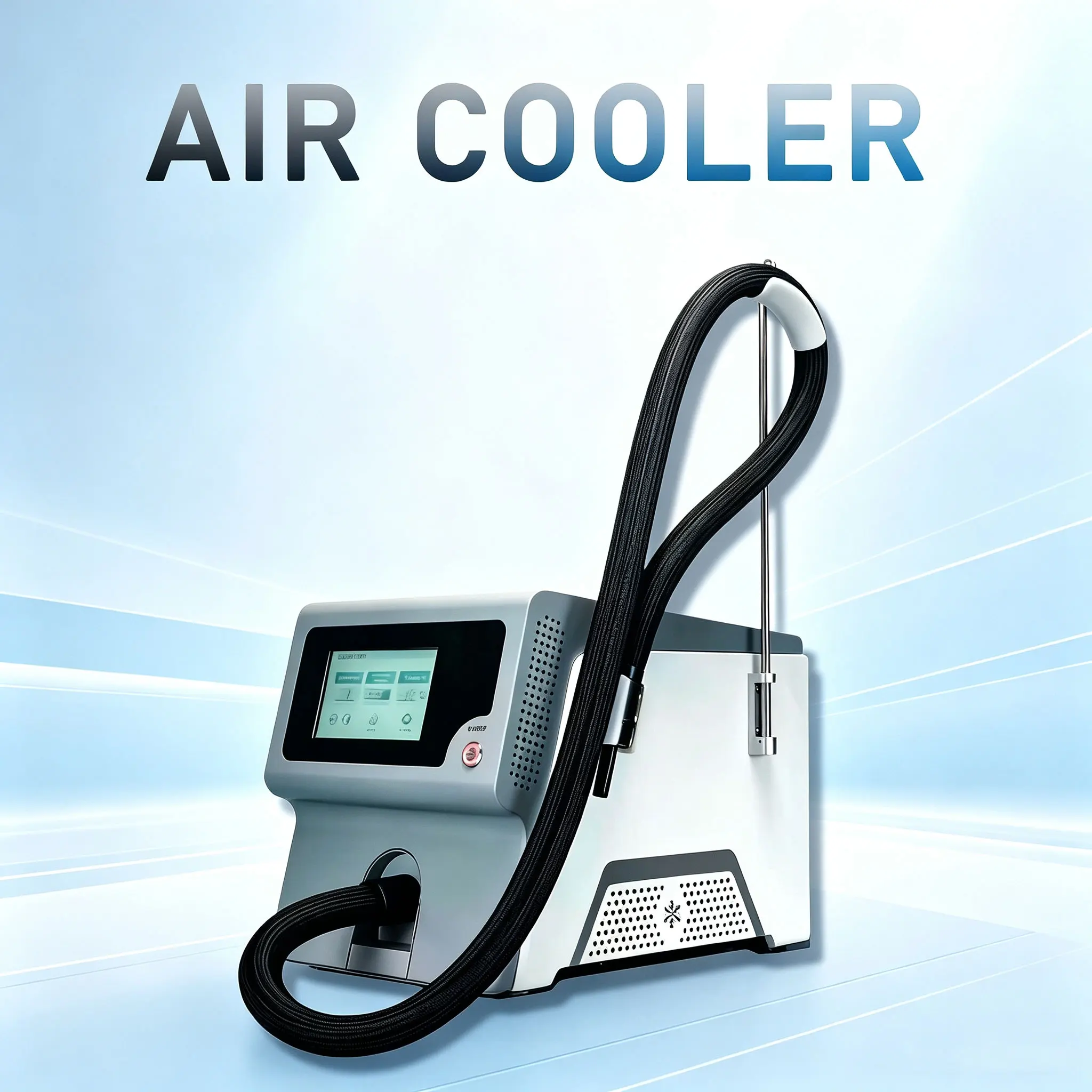 -30 ℃ Cooling Machine, Skin Cooling Device, Skin Surface Cold Compress Device, Low-Temperature Mobile Air Cooler