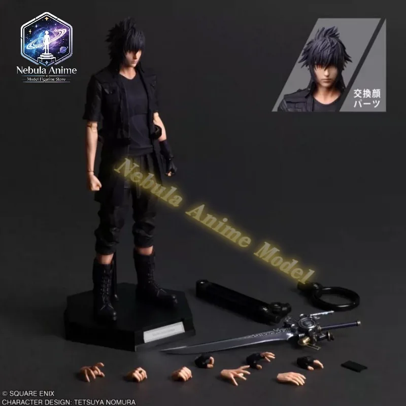In Stock PLAY ARTS PA Real Final Fantasy 15 FF15 Prince Noctis Claude Mobile Doll Handmade Finished Model
