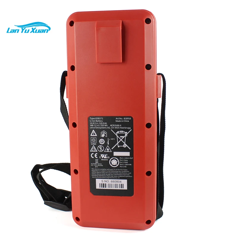 

External Battery GEB371 for Lei Ca Total Station and GPS Radio Rechargeable Li-ion Geb371