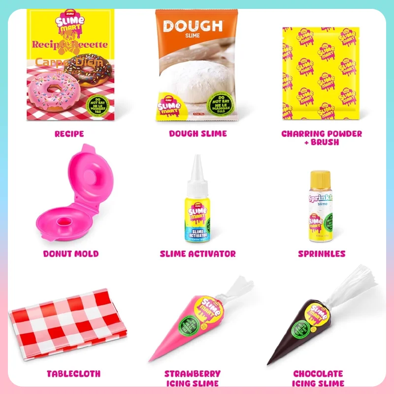 

Original Zuru Slime Mart Shop & Collect The Range Series Small Basket Small Bag Action Figure Ornament Collection Kids Gifts