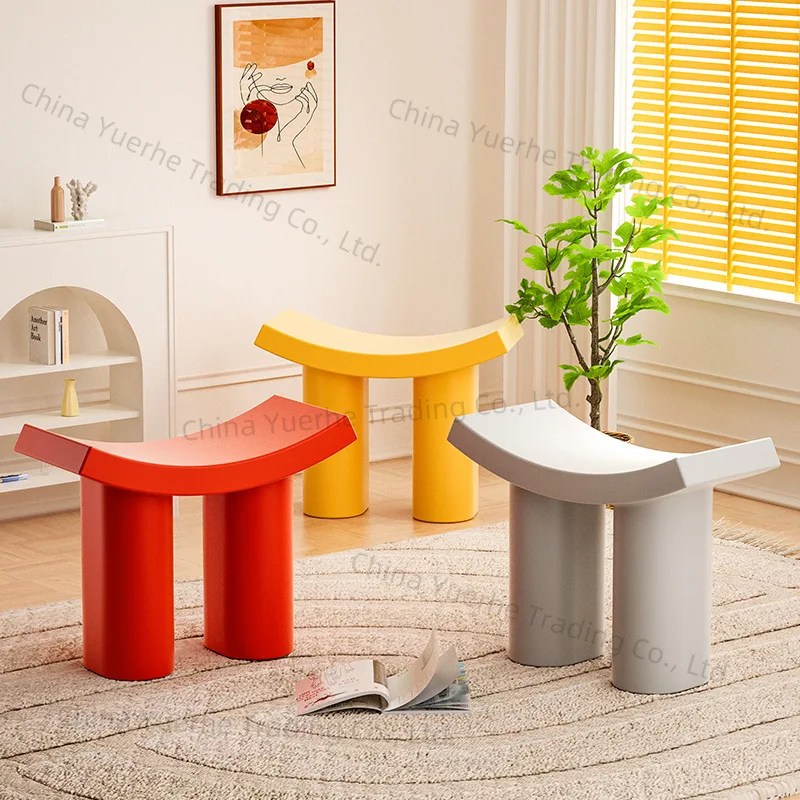 

Табурет для пеленания обуви, пластиковая детская скамейка, низкий табурет для домашней двери, легкая роскошная современная и простая