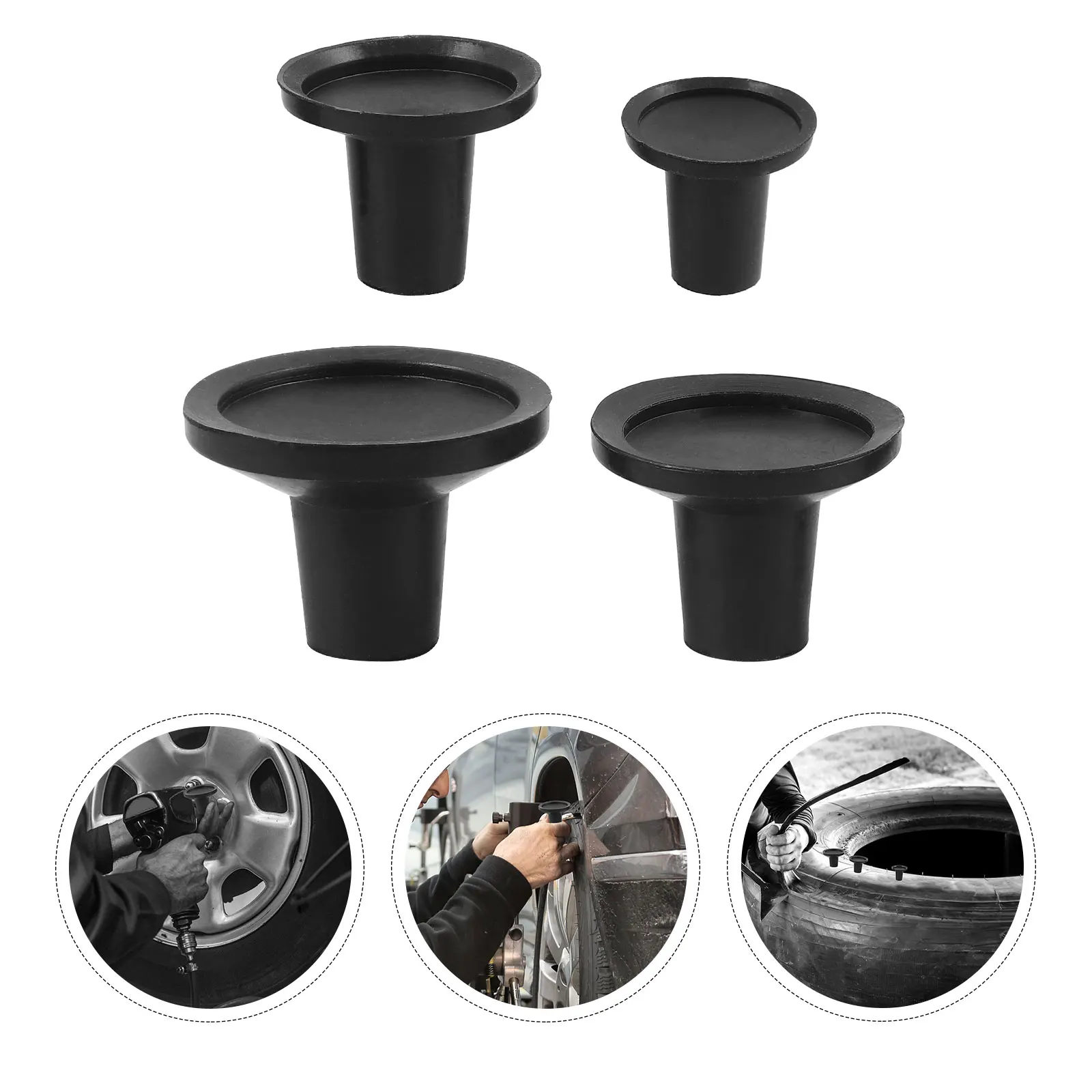

4pcs Plates Lapper Sucker Auto Grinding Suction Plate Car Engine Valve Repair Tool Automotive Pneumatic Grinding Suction Plate