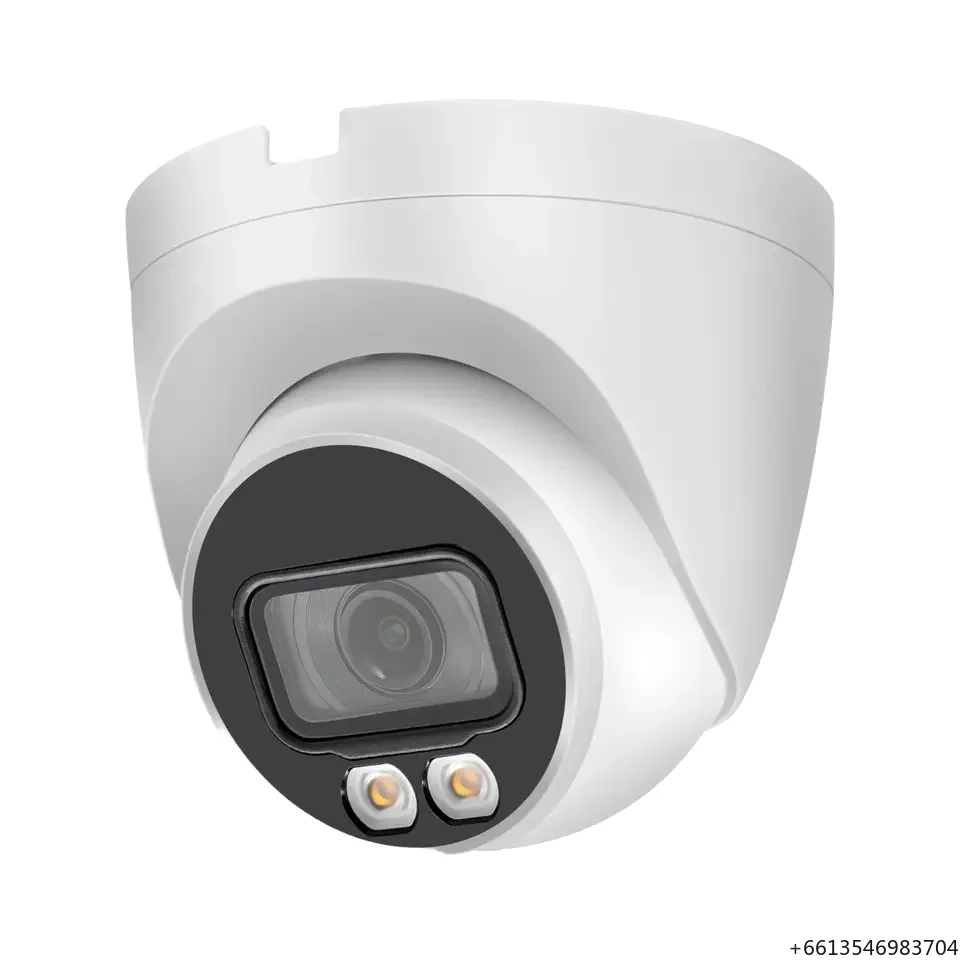 Hik Compatible 8MP 4K Turret Security POE IP Dome Camera AI Face Detection Full Color Night Vision Wide Angle Built-in Mic Cloud