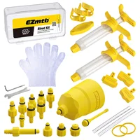 Ezmtb-Kit de purga de aceite de freno de bicicleta, herramientas para SHIMANO SRAM Avid MAGURA Series, disco hidráulico, herramienta de reparación de frenos de bicicleta de montaña y carretera