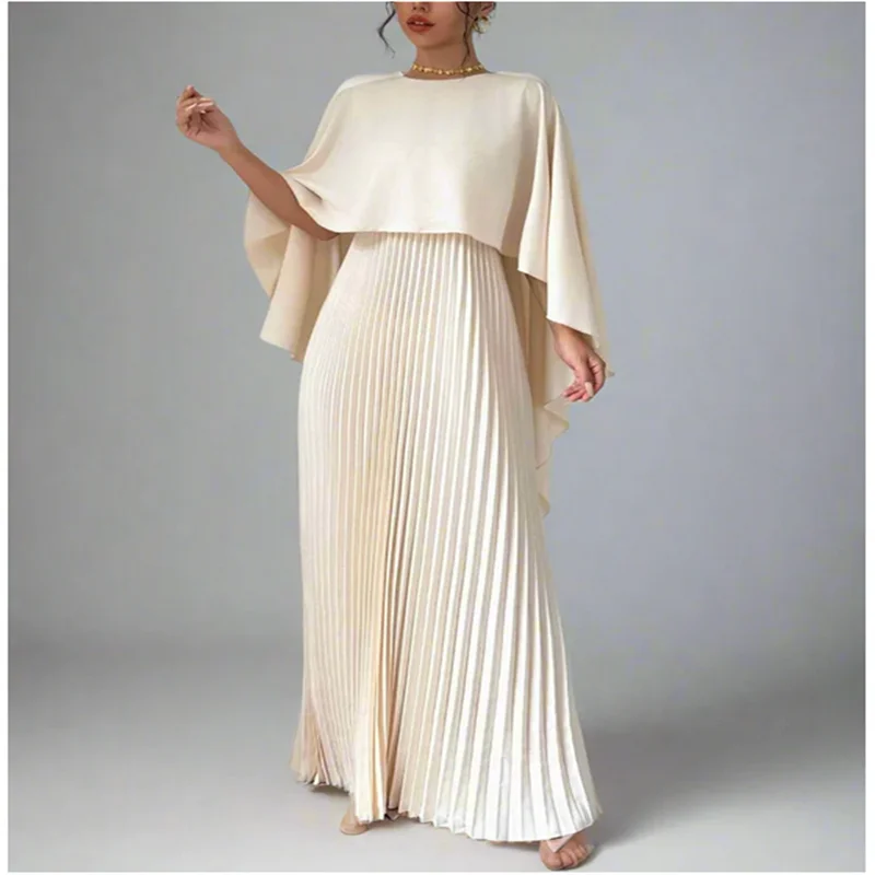 Black Mother of the Bridal Dresses Luxury Long Evening Dresses 2025 Pleat Designers Elegant O Neck Prom Dresses Customized