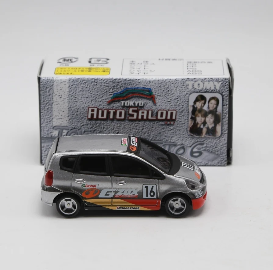 TAKARA TOMY Tomica Honda Fit 100-3 #16 Tokyo Auto Salon Alloy Toy Motor Vehicle Diecast Metal Model Gifts