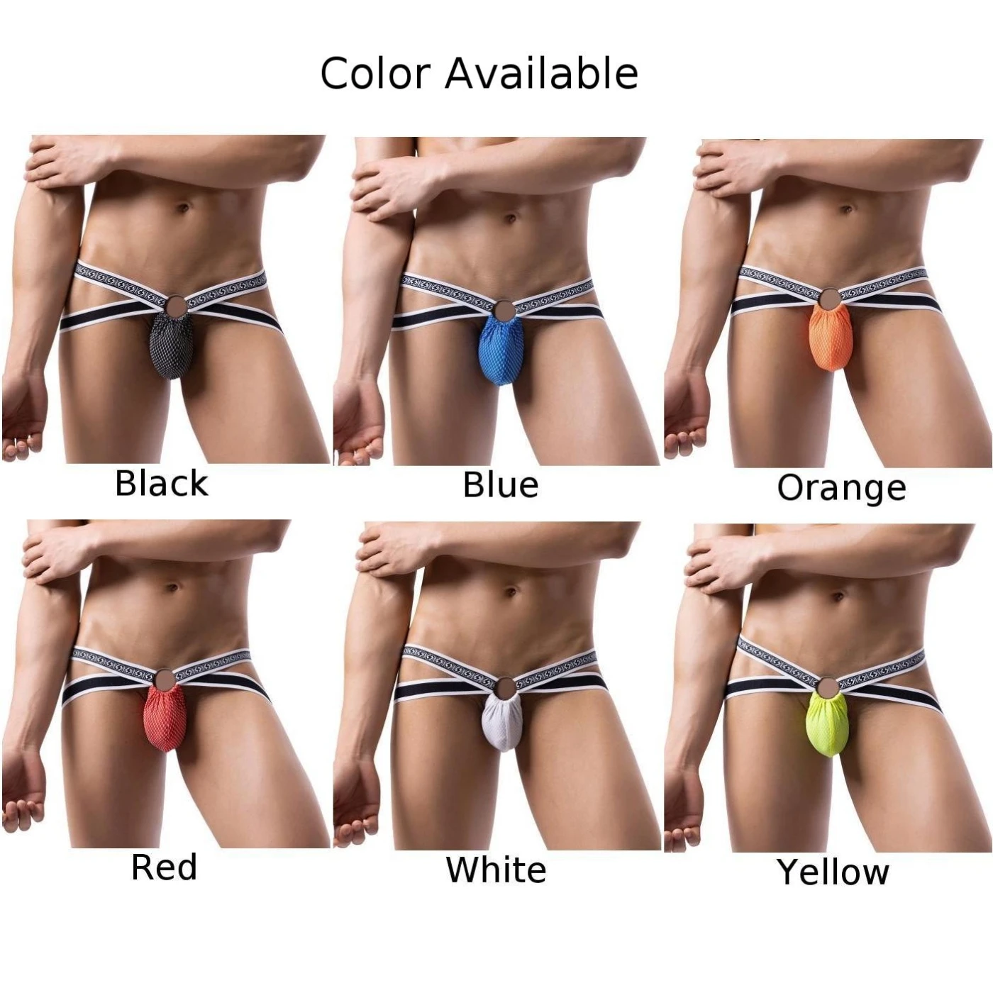 Briefs Mens Underwear Underpants Backless Breathable Bulge Pouch Classic Comfortable Lingerie Nylon Fashionable