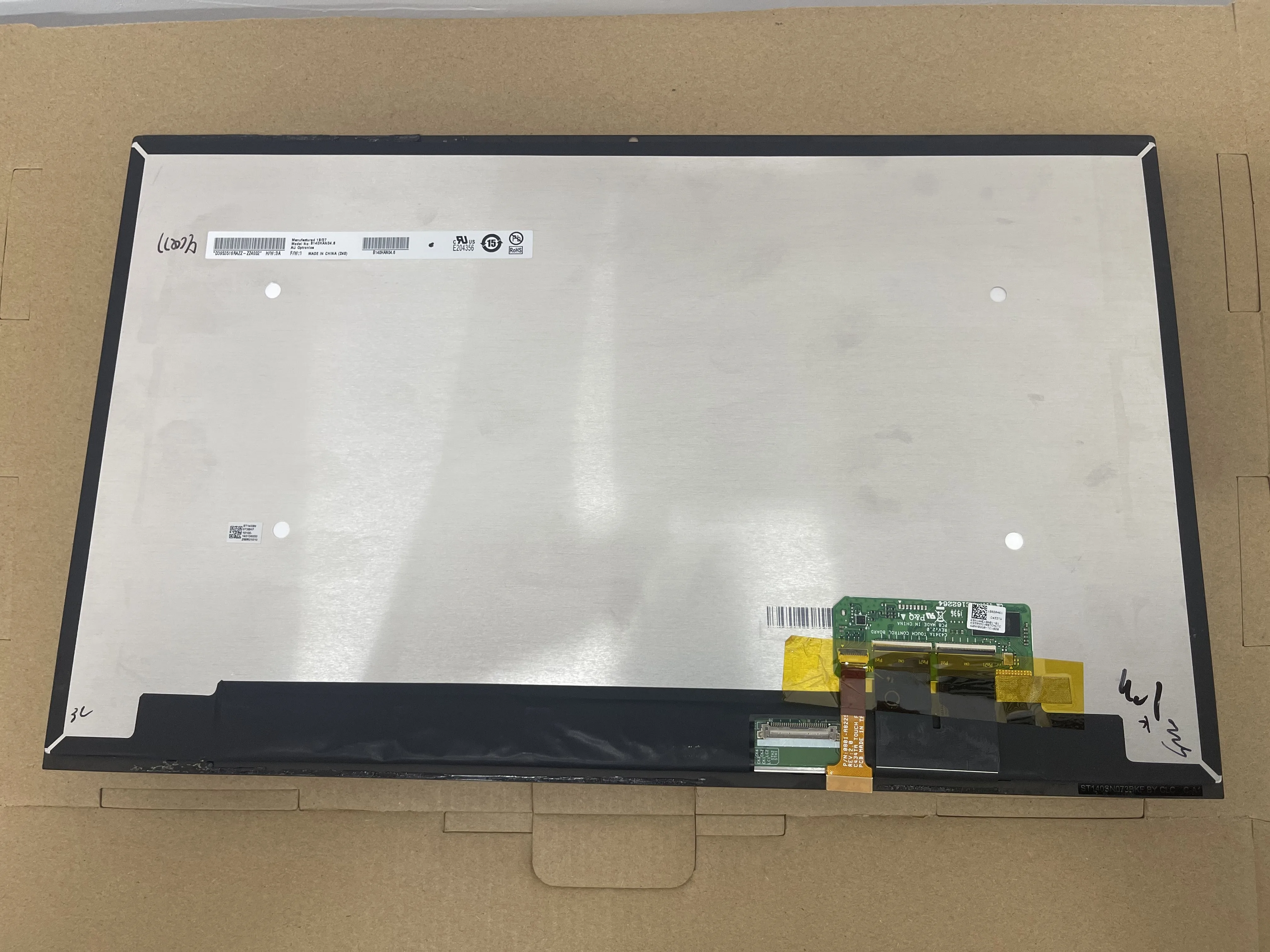 Imagem -03 - Tela Lcd para Asus Chromebook C433 C433ta Fhd 1920x1080 Tela Sensível ao Toque para Laptop