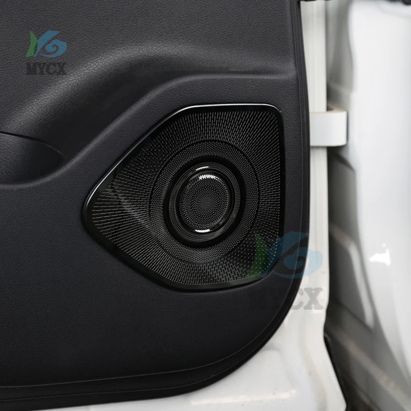 

For nissan x-trail x trail xtrail T33 2022 Speaker Conversion Net Cover Car Audio Decorative Circle Metal Mesh Grille Protection