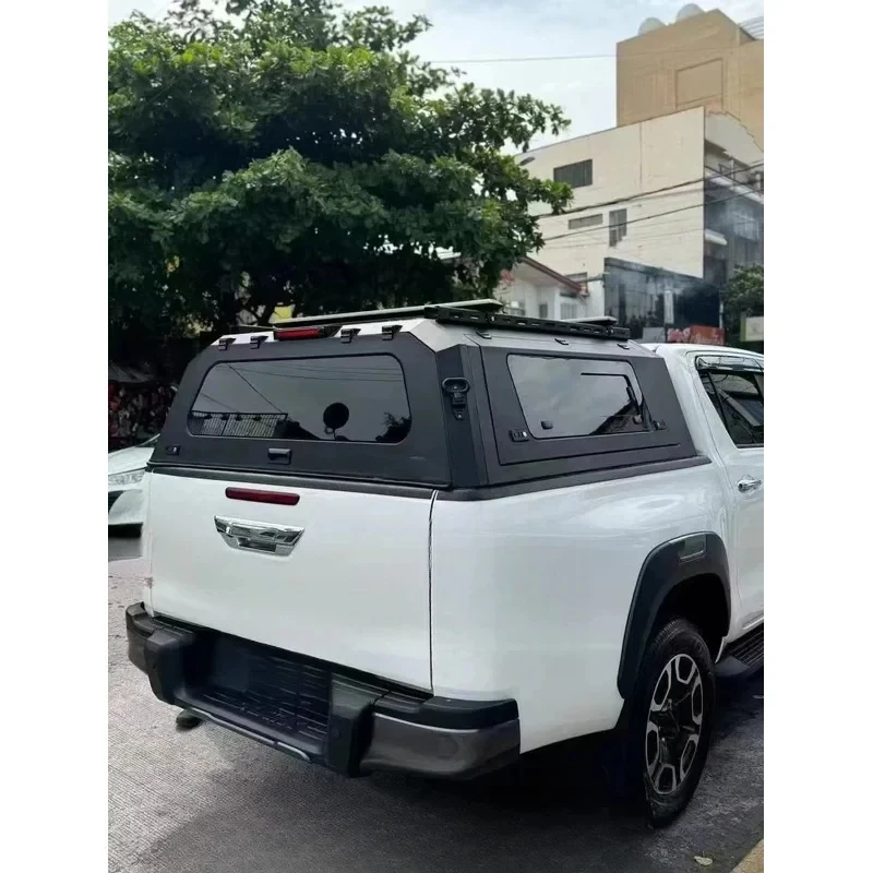 Factory Hot Sale High Quality Heavy- Aluminum Hardtop Canopy With Side Glass F-0 Ranger Pickup Trucks