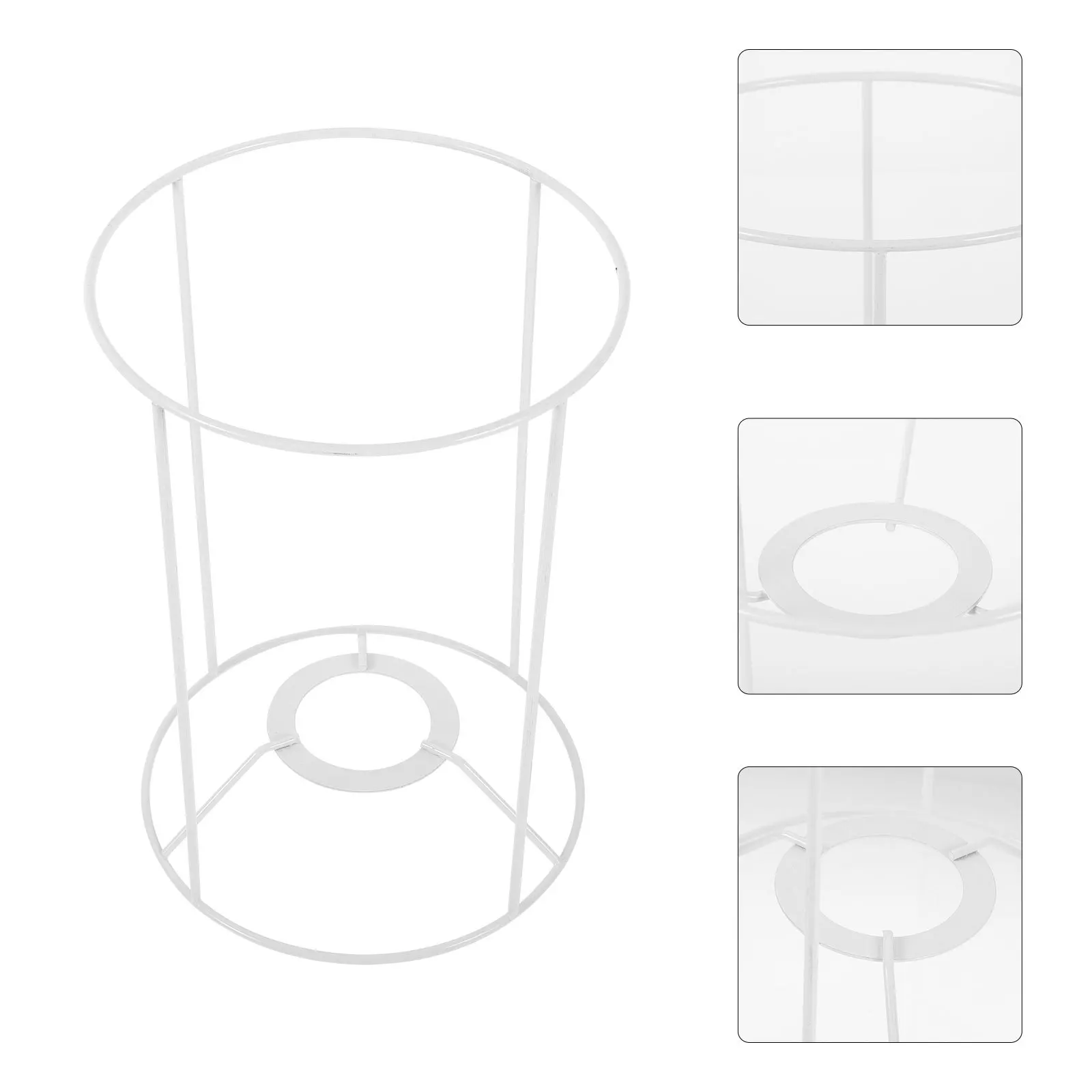 

Iron Diy Lamp Shade Ring Metal Wire Guard For Table Light Chandelier Vintage Lamp Rust-Resistant Light Accessories
