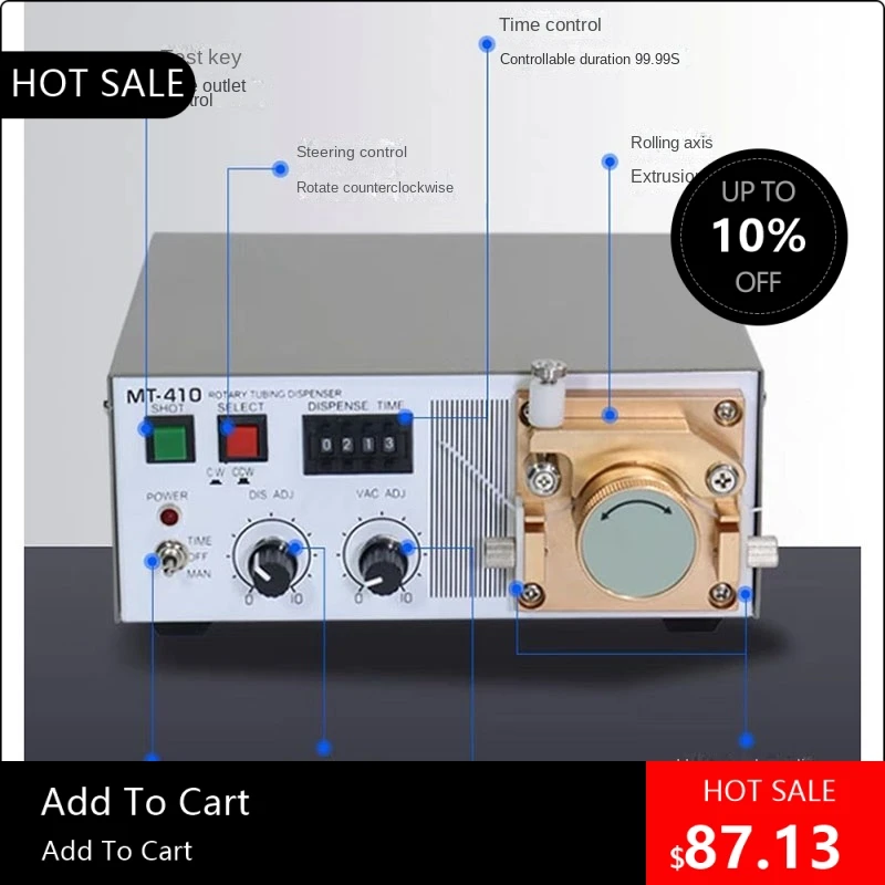

08170 Useful Segmented Digital Display Dispenser 220V/10W Automatic Peristaltic Glue Applicator Water Instant Dry