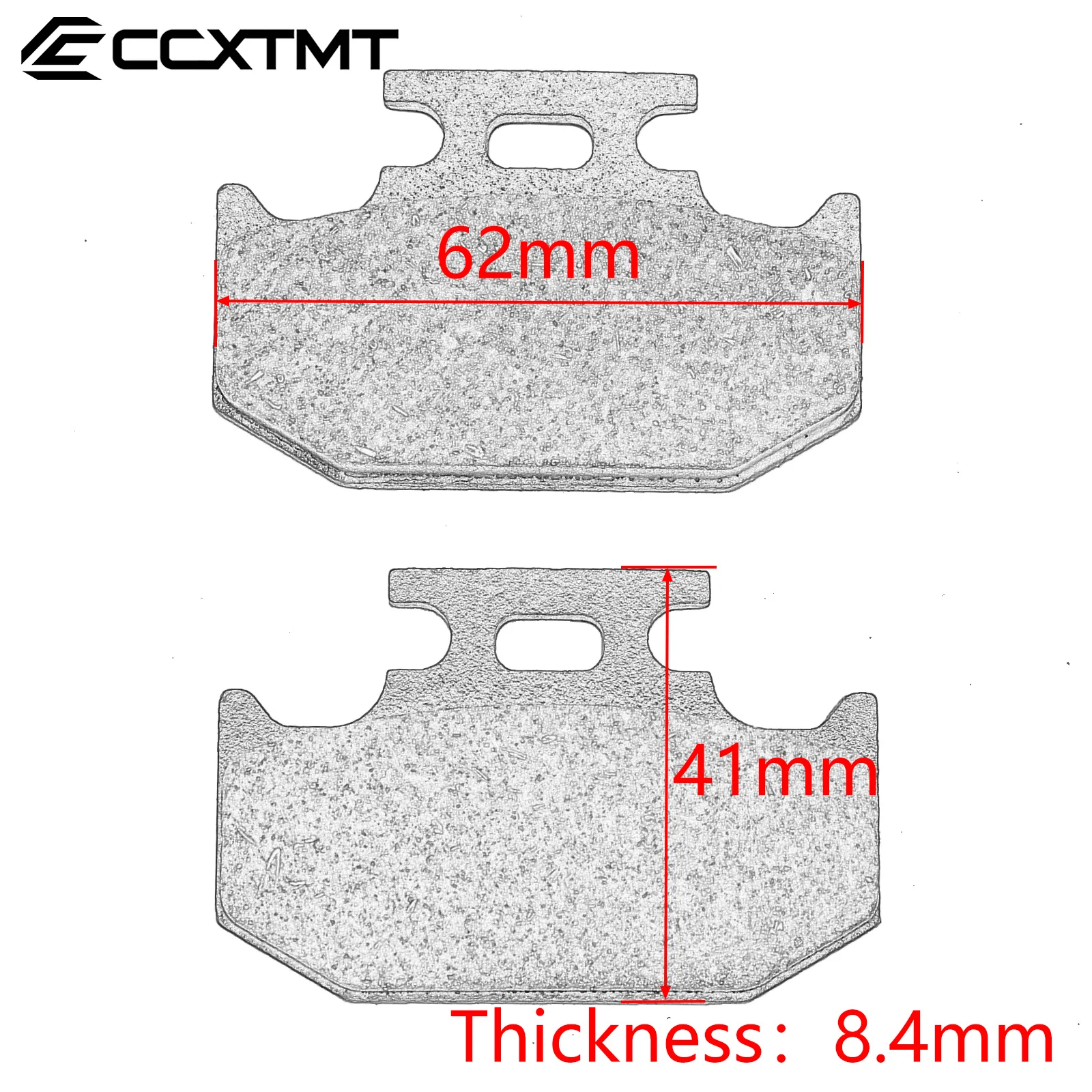 Motorcycle Rear Metal & Brass Alloys Brake Pads For BUSUER BES J1 J2 J4 J5 M3 M5 189 T9 M9 Dirt Bike Universal Parts