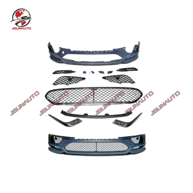 ترقية المصد الأمامي على الطراز الرياضي لسيارة بنتلي كونتيننتال GT 12-14 ضبط بوديكيت التنانير الجانبية الناشر