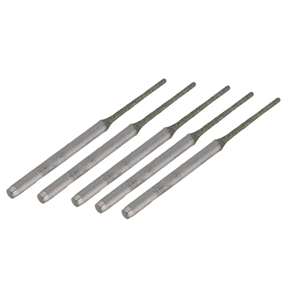 10 Pcs Electroplated Diamond Coated Hole Saw Drill Solid Bits Jewelry Tools Stone Ceramic Marble for granite 2.35mm Shank