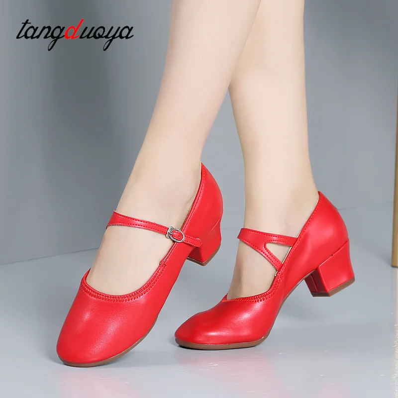 Buty damskie dla dziewczynek Damskie buty do tańca towarzyskiego latynoskiego Buty do tańca nowoczesnego Salsa Tango Jazz Buty treningowe Buty codzienne 4cm Obcas