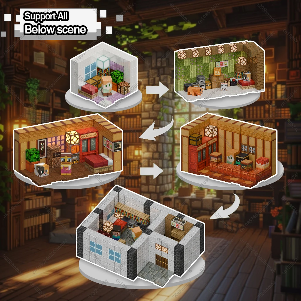 اللبنات المغناطيسية لعبة صندوق تخزين مجموعة غطاء يمكن أن تحمل أرقام المغناطيس مكعب بكسل نمط نموذج اللوح الأساسي لعب الصبي الأطفال هدية