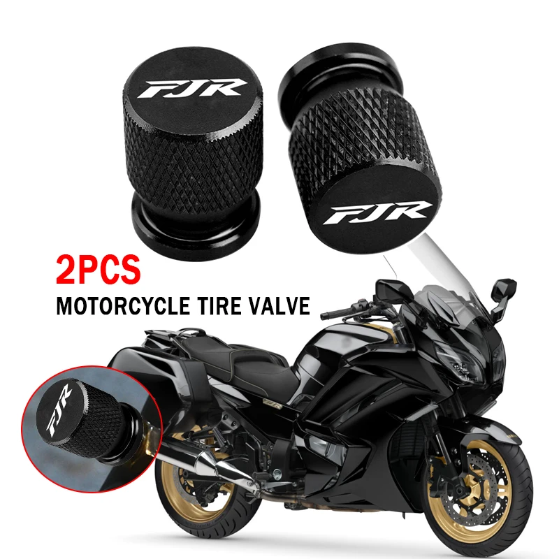 2PCS Motorcycle Tire Valve Air Port Stem Cover Cap Plug CNC Accessories For YAMAHA FJR1300 FJR 1300 Ffjr1300