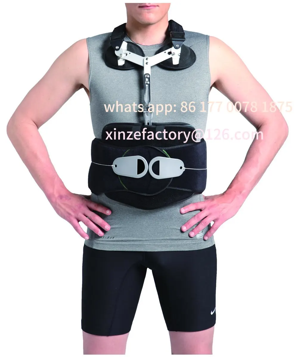 Customizable Full Back Brace，Pain Relief and Straightener for Fractures, Thoracic Lumbo Sacral Orthosis Support Scoliosis