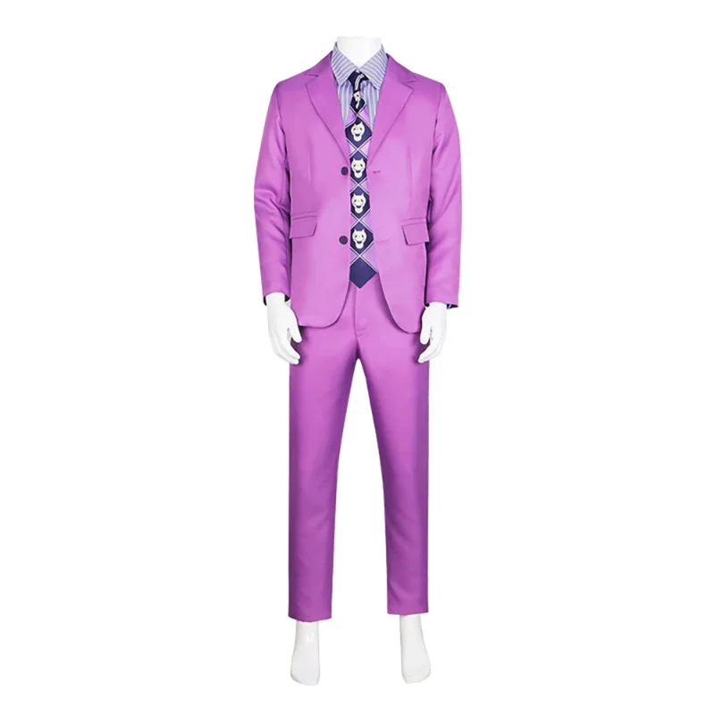 Anime JoJo's Bizarre Adventure Yoshikage Kira Cosplay Uniform Costume Outfit Halloween Party Suit Wig Men Women
