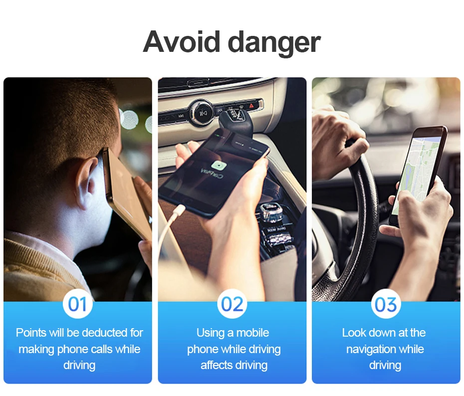 SEAMETAL Innenraum Auto Rückspiegel Telefon Halter Universal Handy Halterung Clips 360 Grad Drehbar Für GPS Navigation – Detail 3