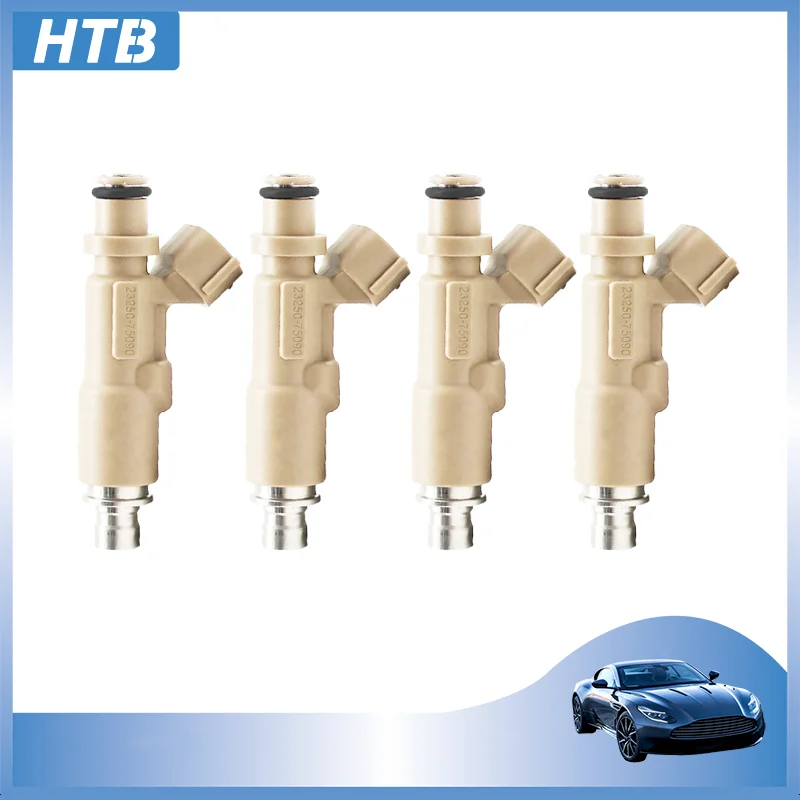 

4x High Quality 23250-75090 23209-75090 Car Fuel Injector Fit For Toyota Coaster Land Cruiser Prado 3RZFE 23209-79145 2325075090