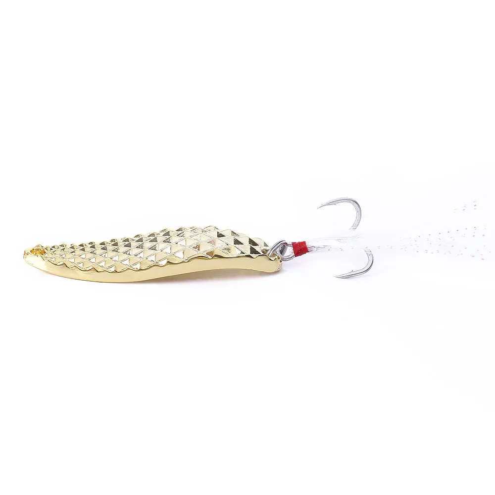 Señuelo cuchara metálica leech escamas piña para lucio y lubina - imagen 3