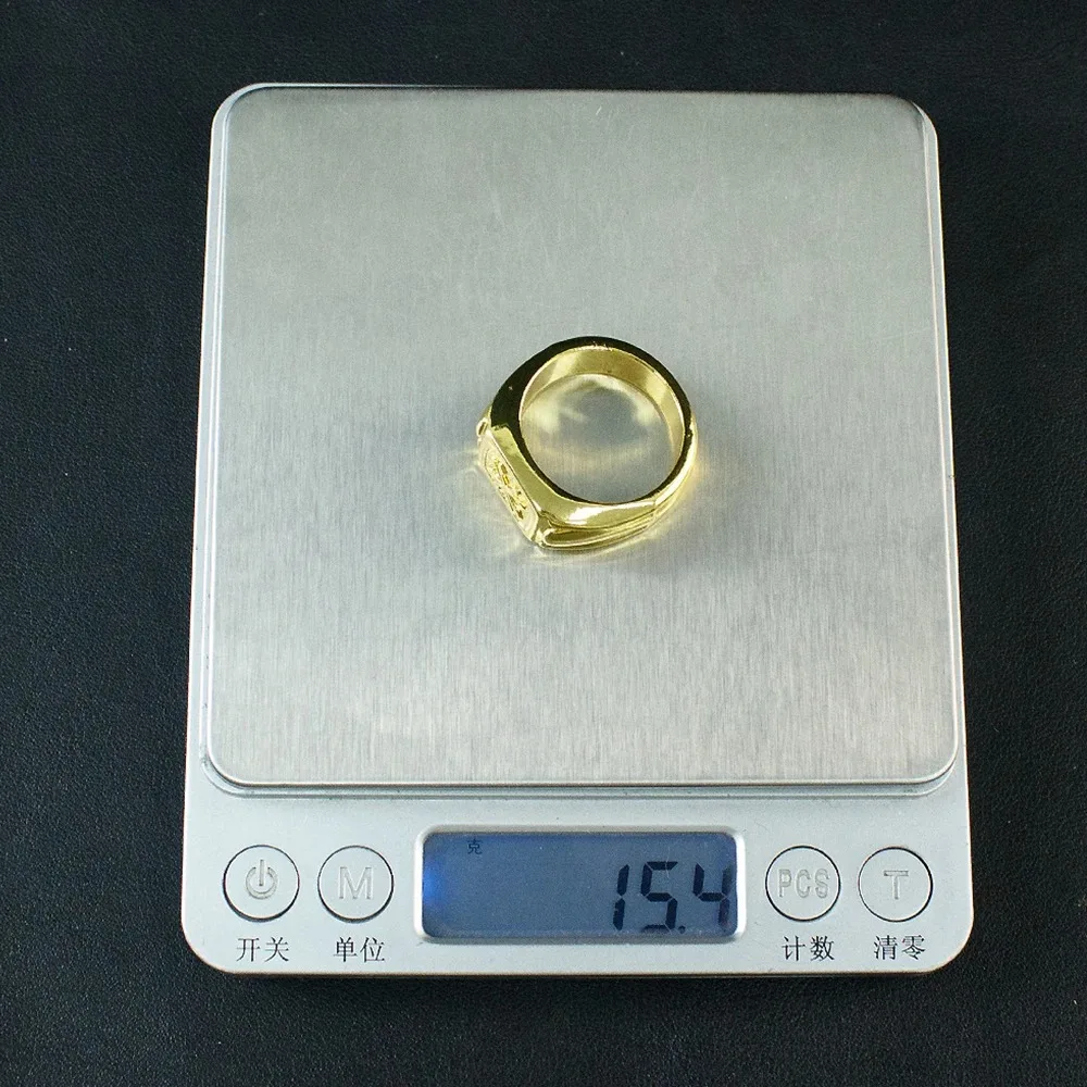 Jogo delta force anel cosplay moda anéis dourados metal hip hop anel de dedo adulto unisex festa adereços um tamanho