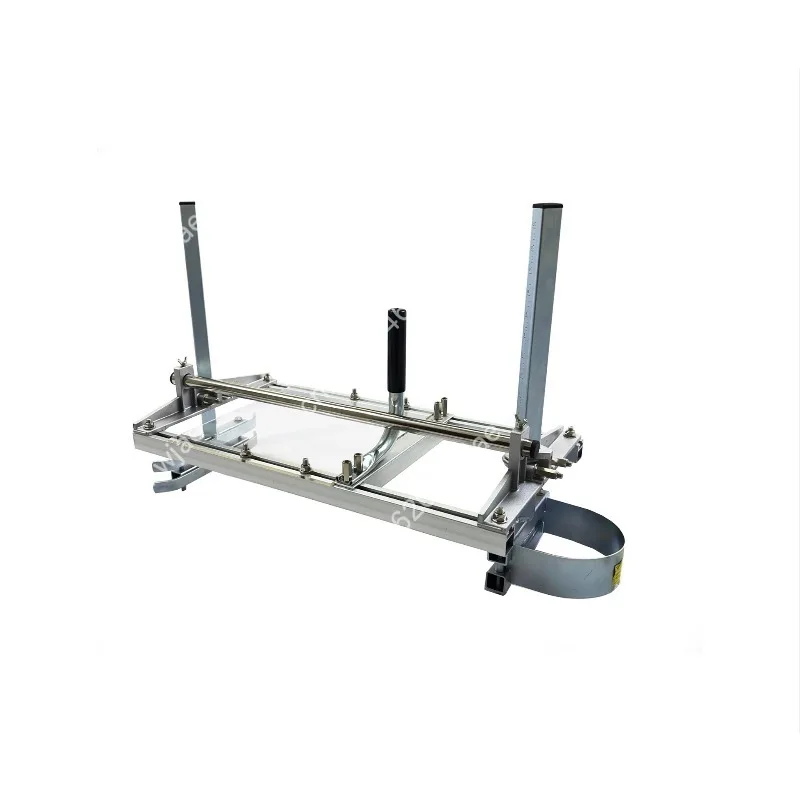 Universal Heavy Duty 24 Inch Chainsaw Mill Guide with Adjustable Support Stand for Cutting Logs into Boards & Planks
